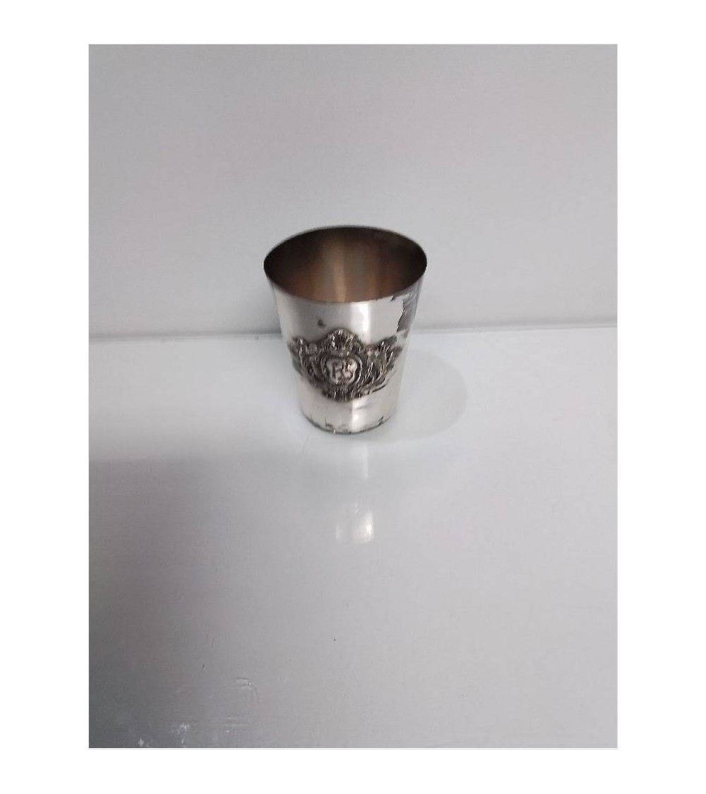 TIMBALE METAL ARGENTÉ 
