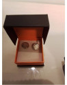 PAIRE DE BOUTONS DE MANCHETTE NACRÉS