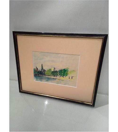 AQUARELLE CHÂTEAU 