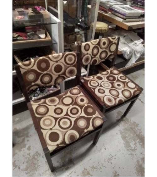 LOT DE 4 CHAISES VINTAGE