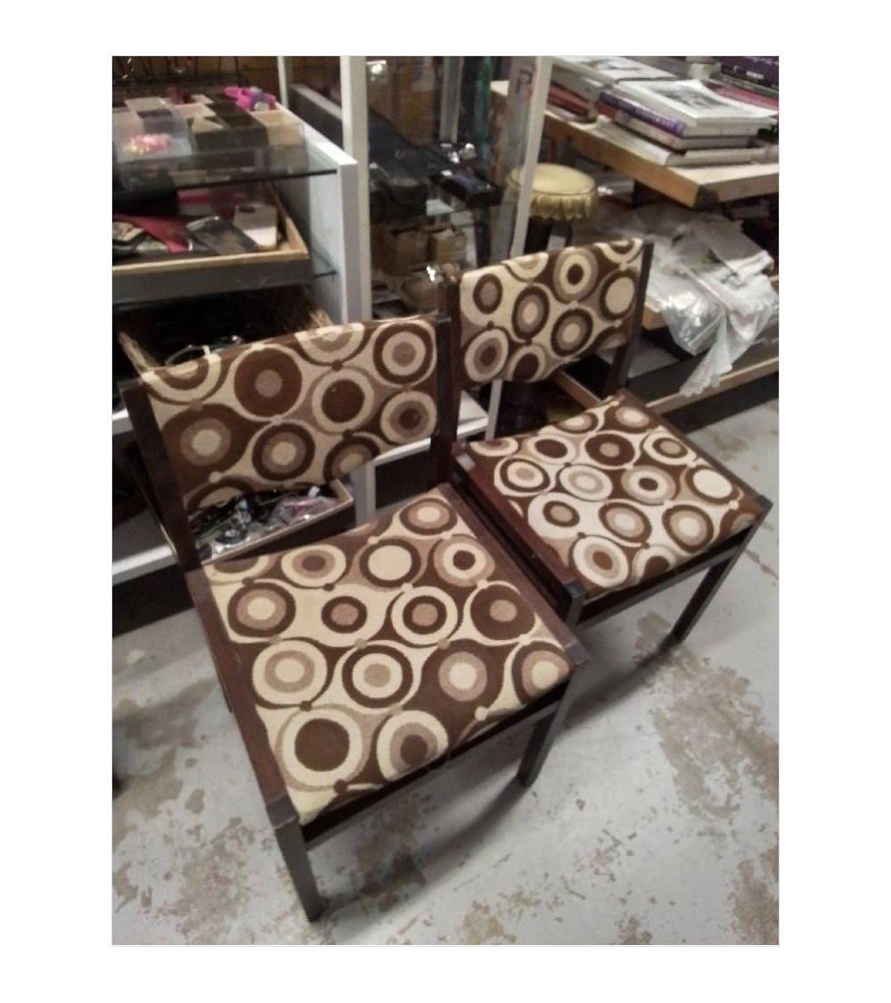 LOT DE 4 CHAISES VINTAGE