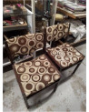 LOT DE 4 CHAISES VINTAGE