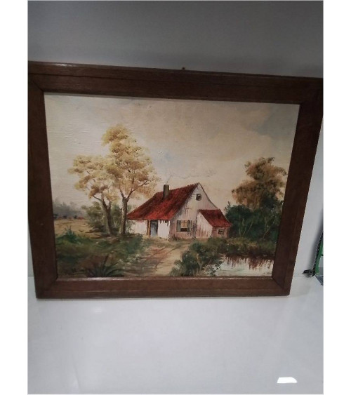 HUILE SUR PANNEAU R. WILMES