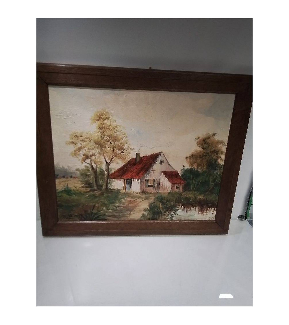 HUILE SUR PANNEAU R. WILMES