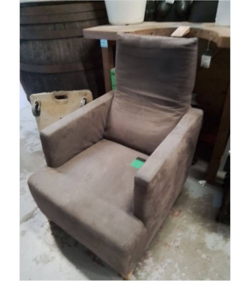 FAUTEUIL BRUN DOSSIER...