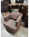 FAUTEUIL BRUN DOSSIER RÉGLABLE 