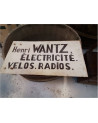 PLAQUE TOLE HENRI WANTZ