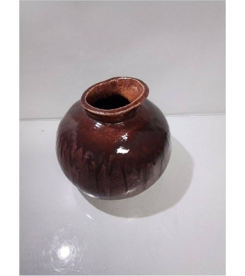 VASE ÉMAILLÉ CÉRAMIQUE 