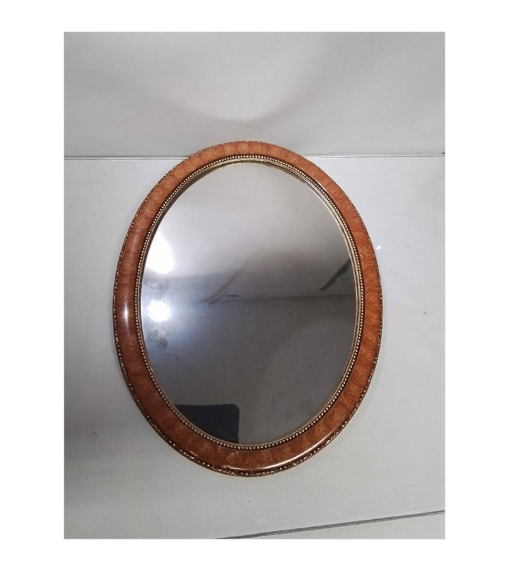 MIROIR OVALE ANCIEN 