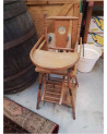 CHAISE BÉBÉ BOIS ANCIENNE 