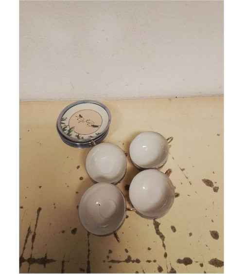 LOT DE TASSES PORCELAINE...