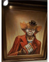 HUILE SUR TOILE CLOWN FRIOB