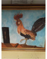 HUILE SUR PANNEAU ARTISTE LUXEMBOURGEOIS FERNAND RISCH MM