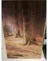 HUILE SUR TOILE LOUIS LONCIN FORET