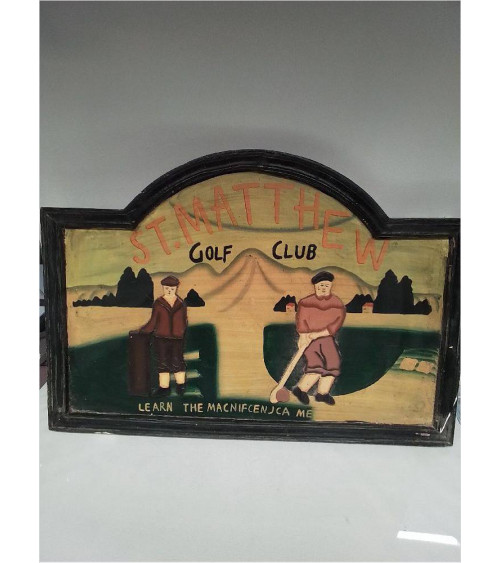 PLAQUE GOLF CLUB 