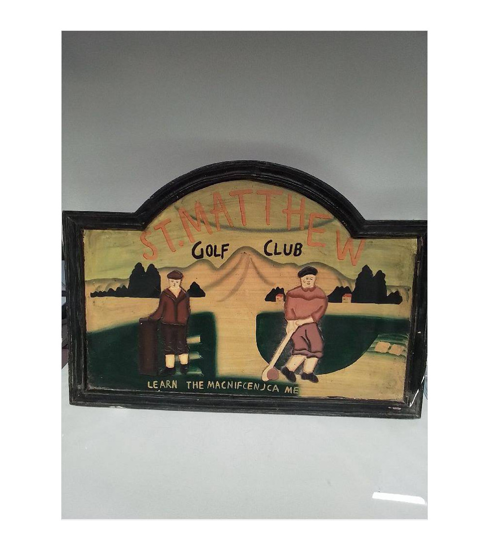PLAQUE GOLF CLUB 