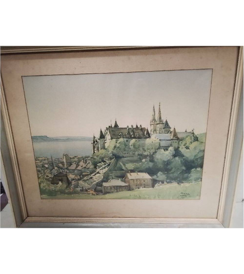 AQUARELLE NEUFCHATEL