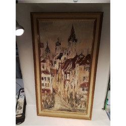 HUILE SUR TOILE VUE...