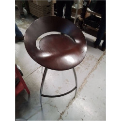 TABOURET PIVOTANT BOIS