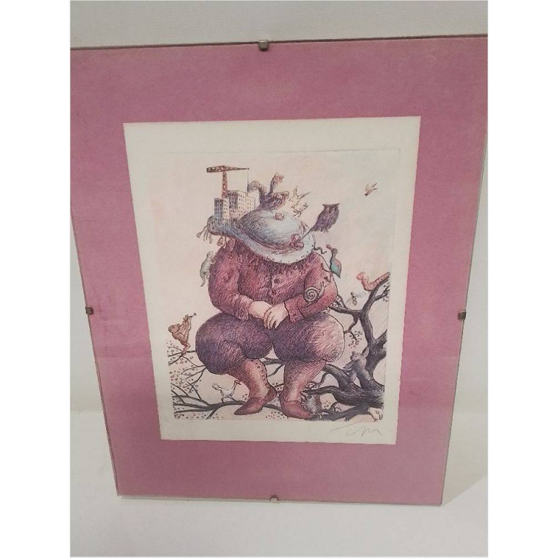 LITHOGRAPHIE TOPOR PETIT MODÈLE 