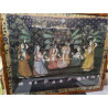 PEINTURE SUR TISSU INDIENNE GRAND MODÈLE 