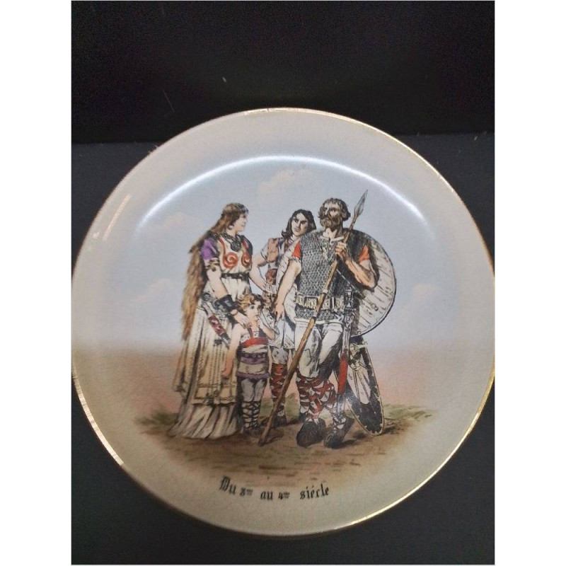ASSIETTE COLLECTION DU 3E AU 4E SIÈCLE 