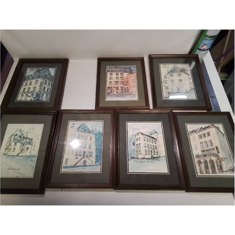 LOT DE REPRODUCTIONS LUXEMBOURG 