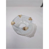 CENDRIER VERRE DORURES 