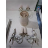 LOT DE 4 APPLIQUES LAITON PEINT + ABAT JOURS 