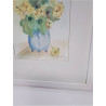 AQUARELLE BOUQUET JAUNE REIS