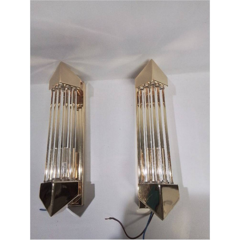 PAIRE D’APPLIQUES MURALES HONSEL SANS ATTACHES