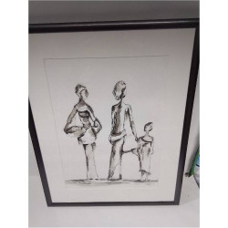 AQUARELLE NOIR ET BLANC...