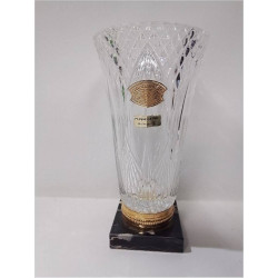 VASE VAL SAINT LAMBERT DORÉ...
