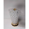 VASE VAL SAINT LAMBERT SOCLE DORÉ 