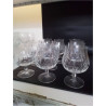 LOT DE VERRES CISELÉS 