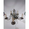 LUSTRE 5 BRANCHES STYLE FLAMAND 