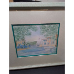 AQUARELLE SIGNÉE FASCIO
