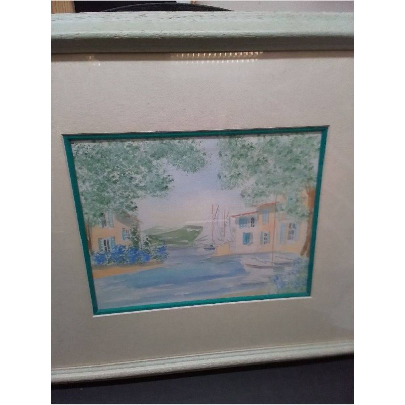 AQUARELLE SIGNÉE FASCIO
