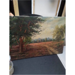 HUILE SUR TOILE SIGNÉE HUGO...