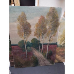 HUILE SUR TOILE SIGNÉE HUGO JOHN 