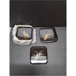 SET BOITE JAPONAISE LAQUÉ +...