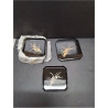 SET BOITE JAPONAISE LAQUÉ + SOUS VERRES
