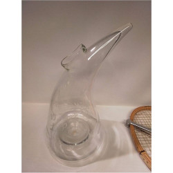 VASE VERRE CISELÉ 
