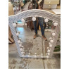 MIROIR ROTIN LUMINEUX + TRANSFO