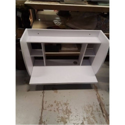 BUREAU A SUSPENDRE BLANC