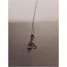 COLLIER + PENDENTIF FEE ARGENT 