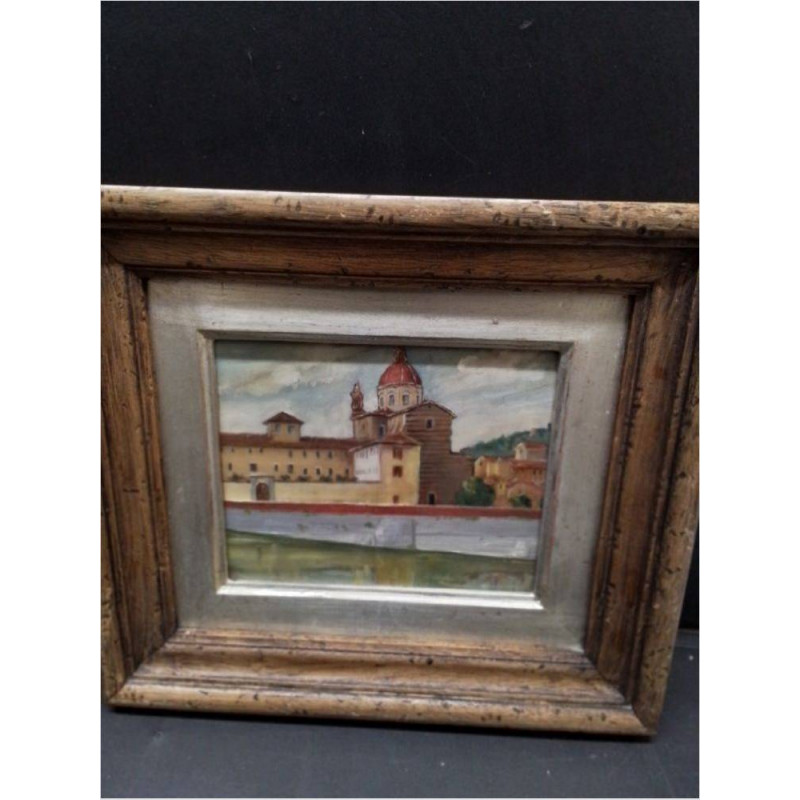 PEINTURE SUR CUIVRE SIGNÉ 