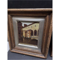 PEINTURE SUR CUIVRE SIGNÉ 