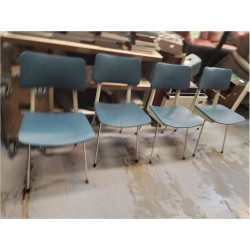 LOT DE 4 CHAISES VINTAGE...