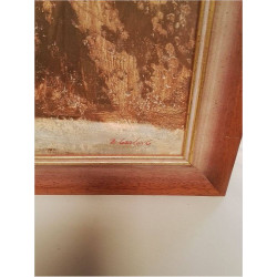 HUILE SUR TOILE DANSEURS SIGNÉE 